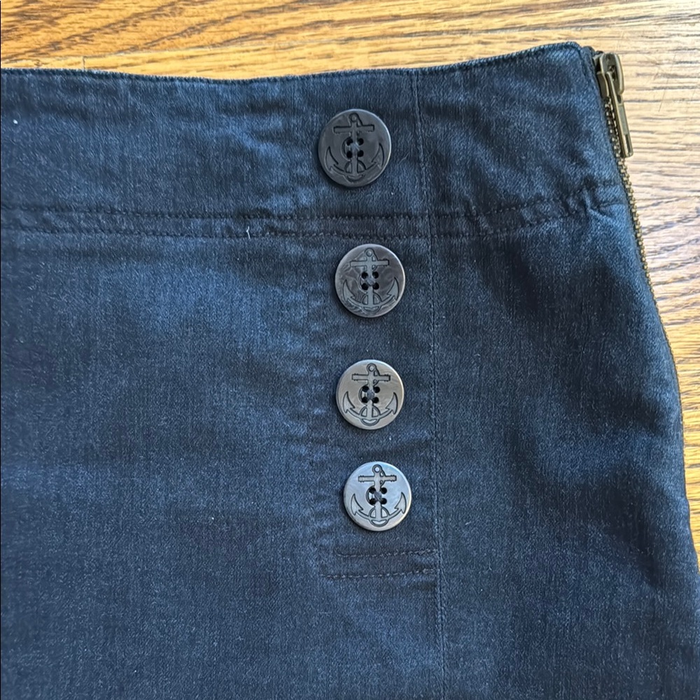 Margaret O'Leary Blue Knee-Length Pencil Skirt - Picture 2 of 7